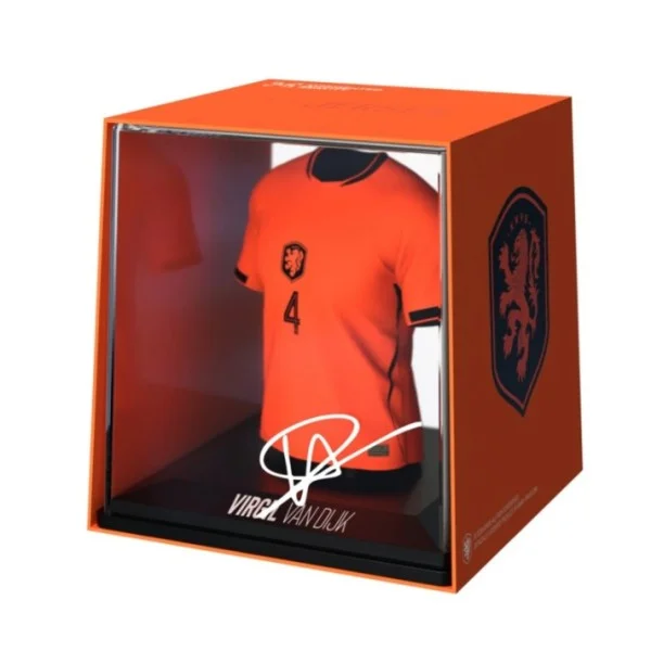 FanCollex - Virgil Van Dijk - Home Jersey Display Case Collectible - 82250-T